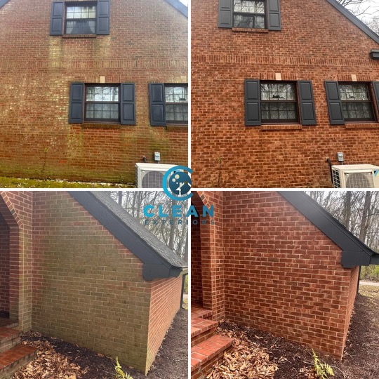 House Washing For Brick Home in Belleville, IL